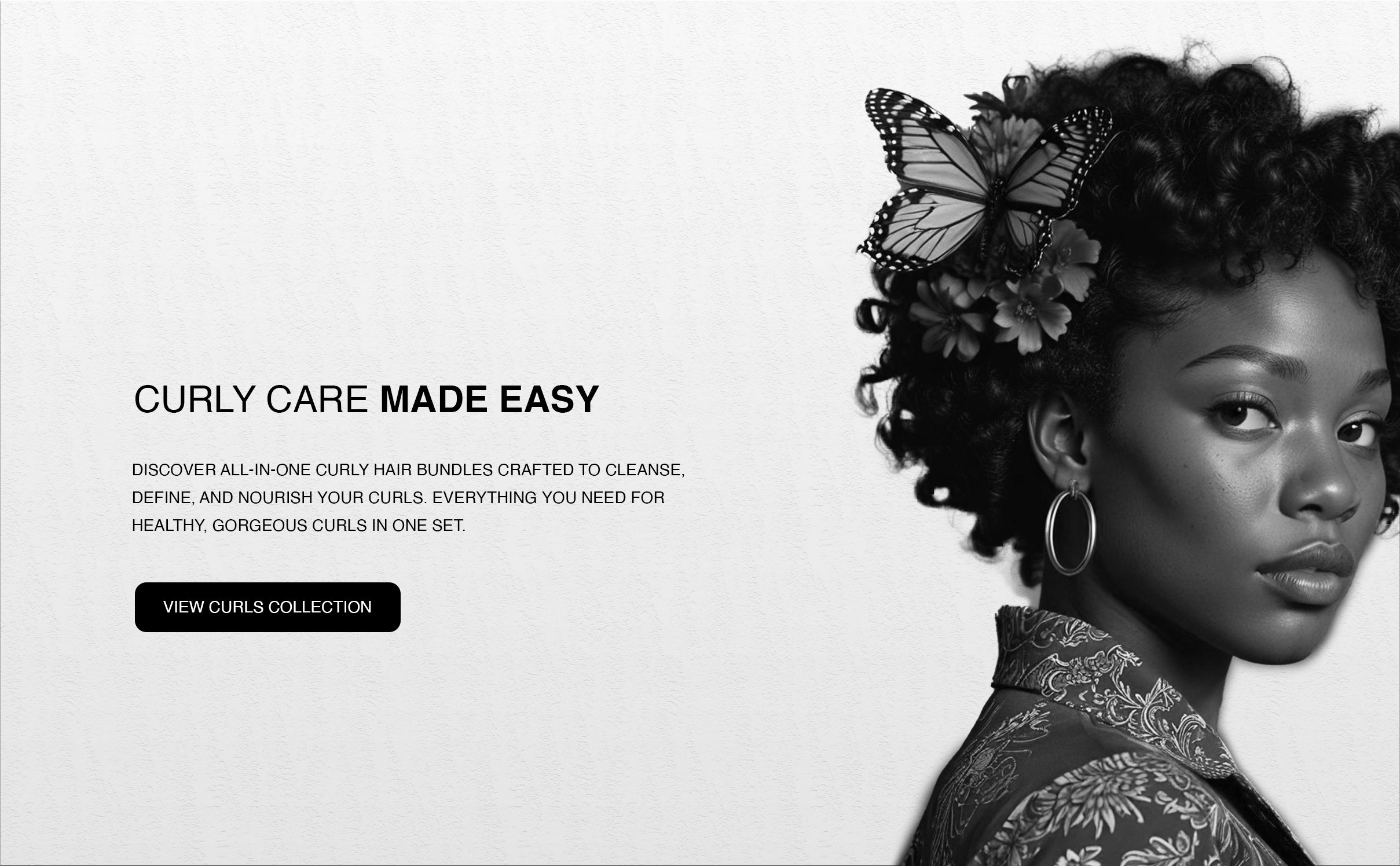 Kim Kimble curly hair products collection for healthy curls