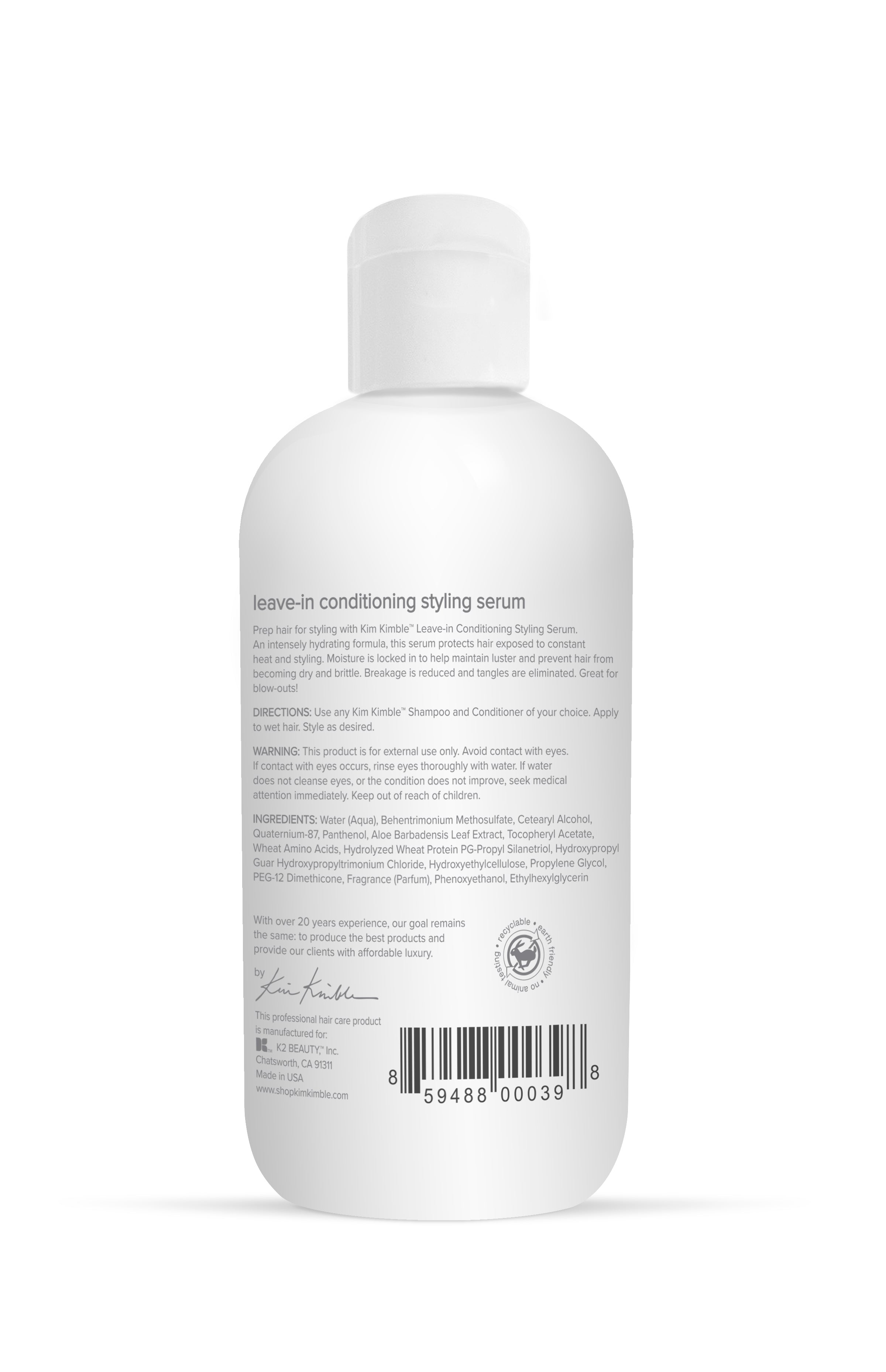 Leave-In Conditioning Styling Serum 8 oz
