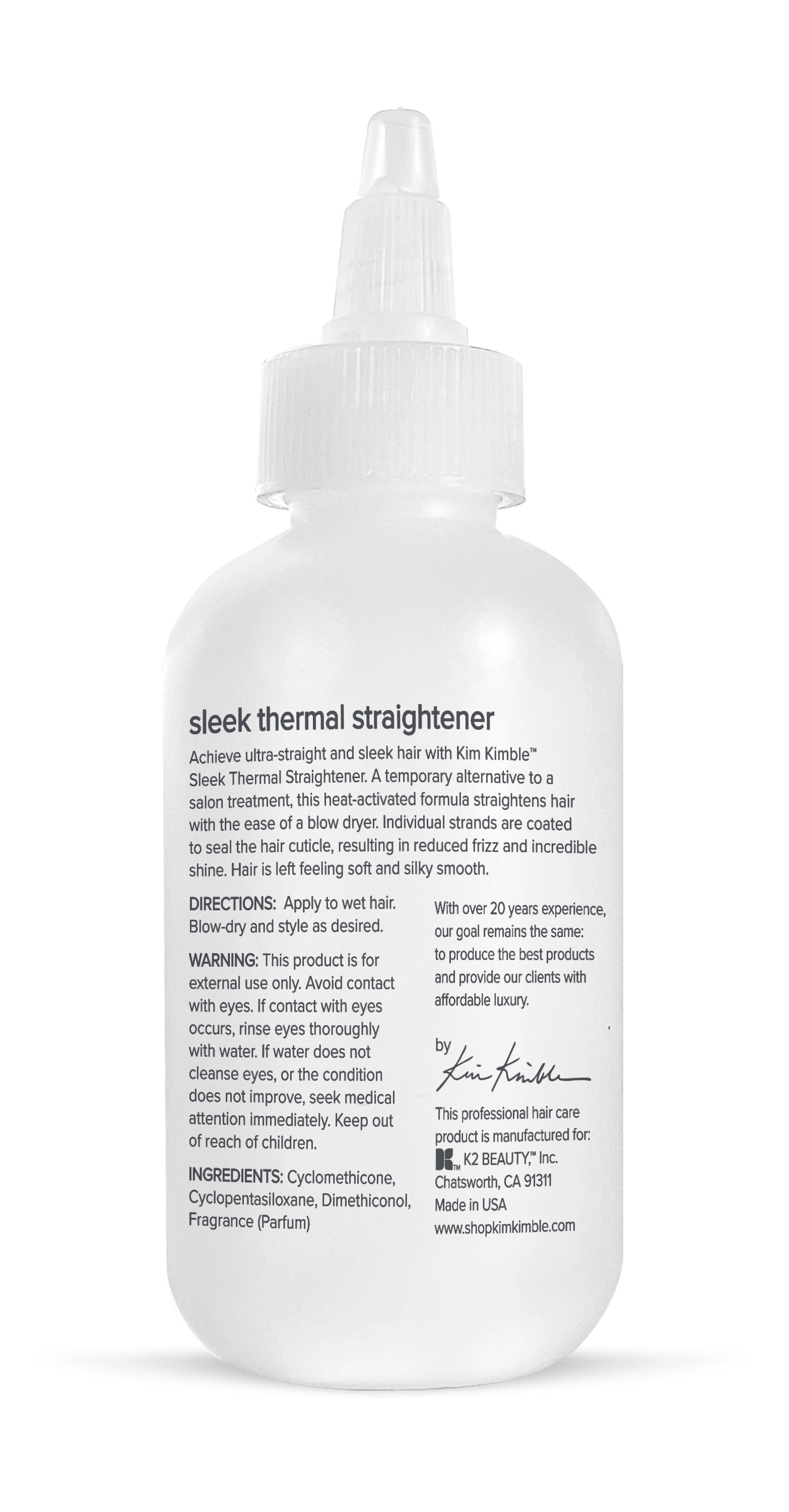 Sleek Thermal Straightener 4 oz