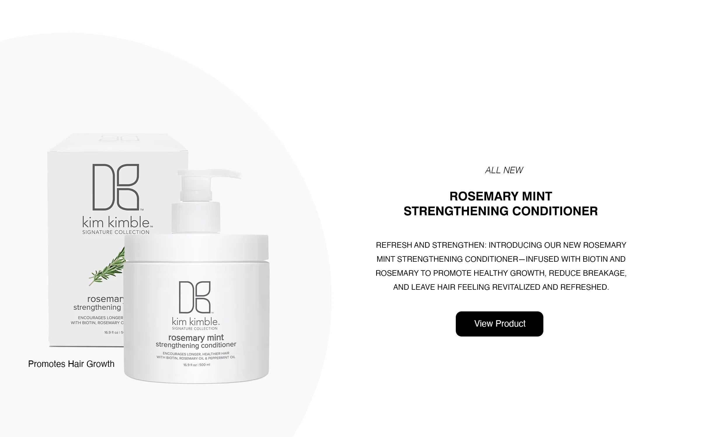 Kim Kimble Rosemary Mint Strengthening Conditioner for hair growth and breakage prevention